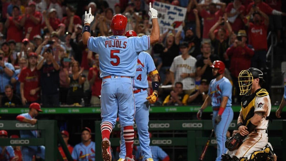 Albert Pujols hits home run No. 697, eclipsing Alex Rodriguez for 4th on  all-time list. Can he reach 700?