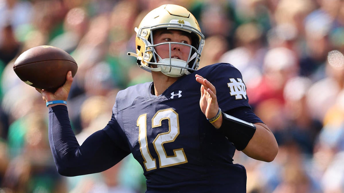 Notre Dame Football Starting Quarterback 2024 Draft Greta Katalin