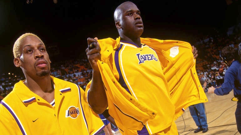 Los Angeles Lakers; Shaquille O'Neal and Dennis Rodman