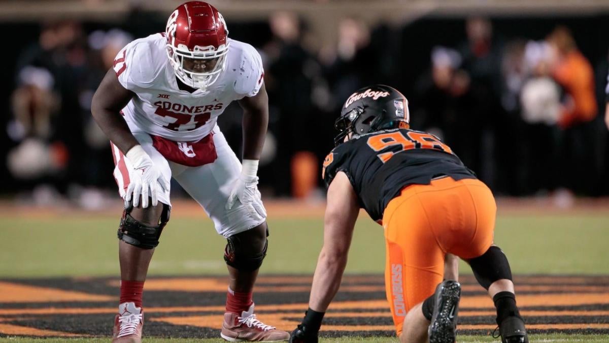 NFL Draft player spotlight: Oklahoma left tackle Anton Harrison – The  pouncing giant - BVM Sports