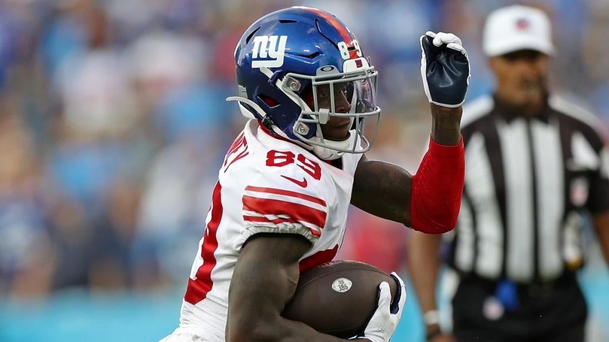 Giants pleased with Kadarius Toney's demeanor despite lack of playing time  in Week 1 win over Titans 