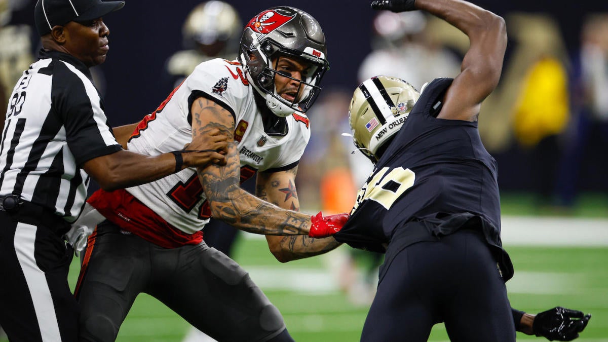 Bucs-Saints brawl: NFL suspends Mike Evans one game for hit on Marshon Lattimore – CBS Sports