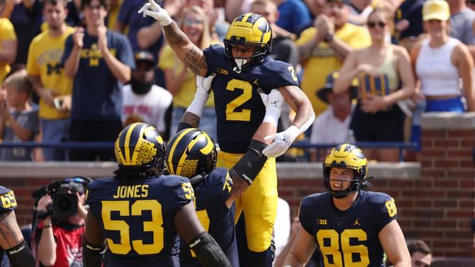 Blake Corum Getty Michigan Wolverines