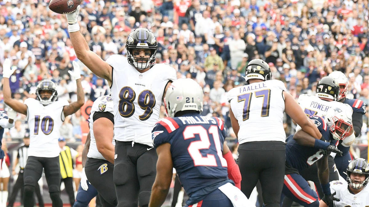 Patriots vs. Ravens score: Lamar Jackson throws four TD passes as Baltimore spoils Pats home opener – CBS Sports