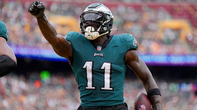 AJ Brown Getty Philadelphia Eagles