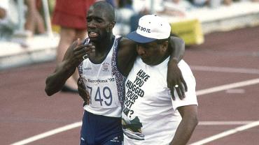 Jim Redmond USATSI Derek Redmond 1992 Barcelona Summer Olympics