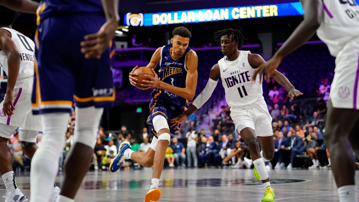When does Victor Wembanyama play Scoot Henderson? G League Ignite