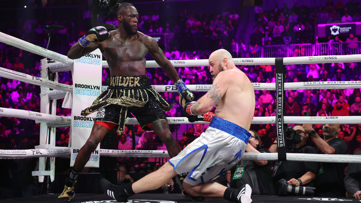 Deontay Wilder makes thunderous return with vicious first-round knockout of Robert Helenius
