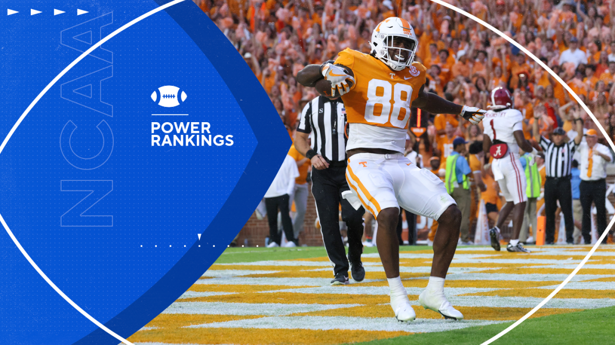 College Football Power Rankings Tennessee, TCU move into top five as