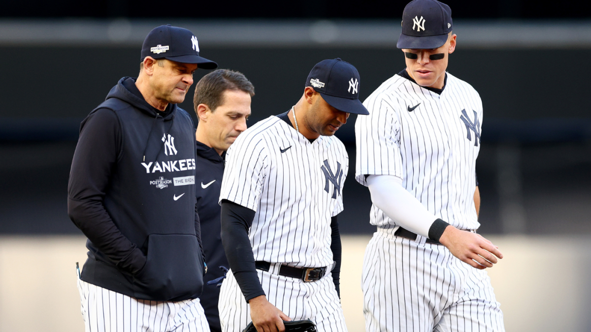 Aaron Hicks exits Game 5 after Oswaldo Cabrera collision