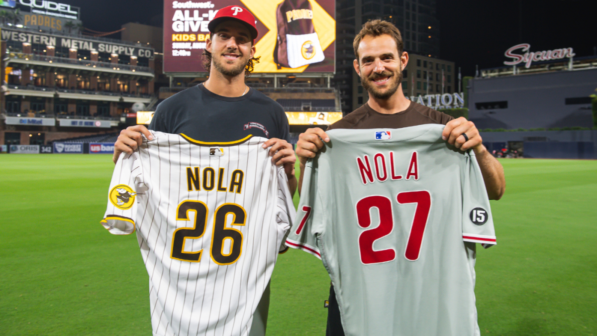 Brother Austin Nola San Diego Padres And Aaron Nola Philadelphia Phillies  Shirt - Limotees