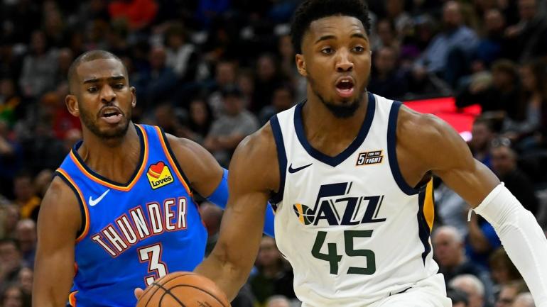 Donovan Mitchell Getty Utah Jazz Chris Paul