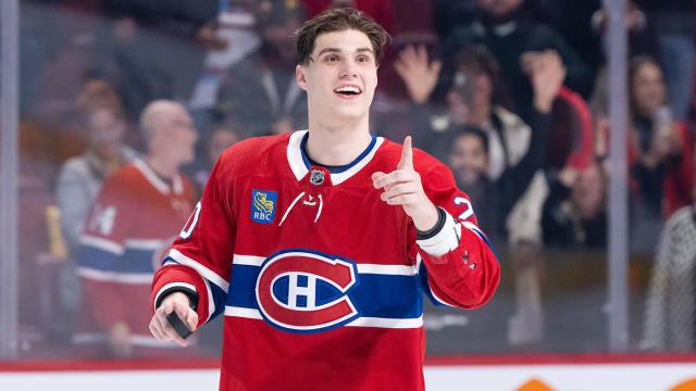 WATCH: Canadiens rookie Juraj Slafkovsky, No. 1 pick in 2022 NHL