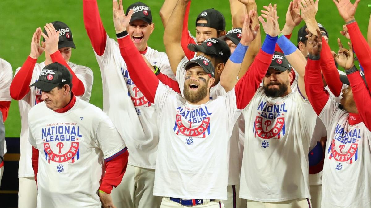 Philadelphia Phillies dominating merchandise sales on Fanatics, other MLB  fan gear websites as World Series run fuels popularity 