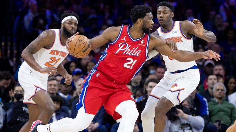 Joel Embiid USATSI Philadelphia 76ers Sixers New York Knicks
