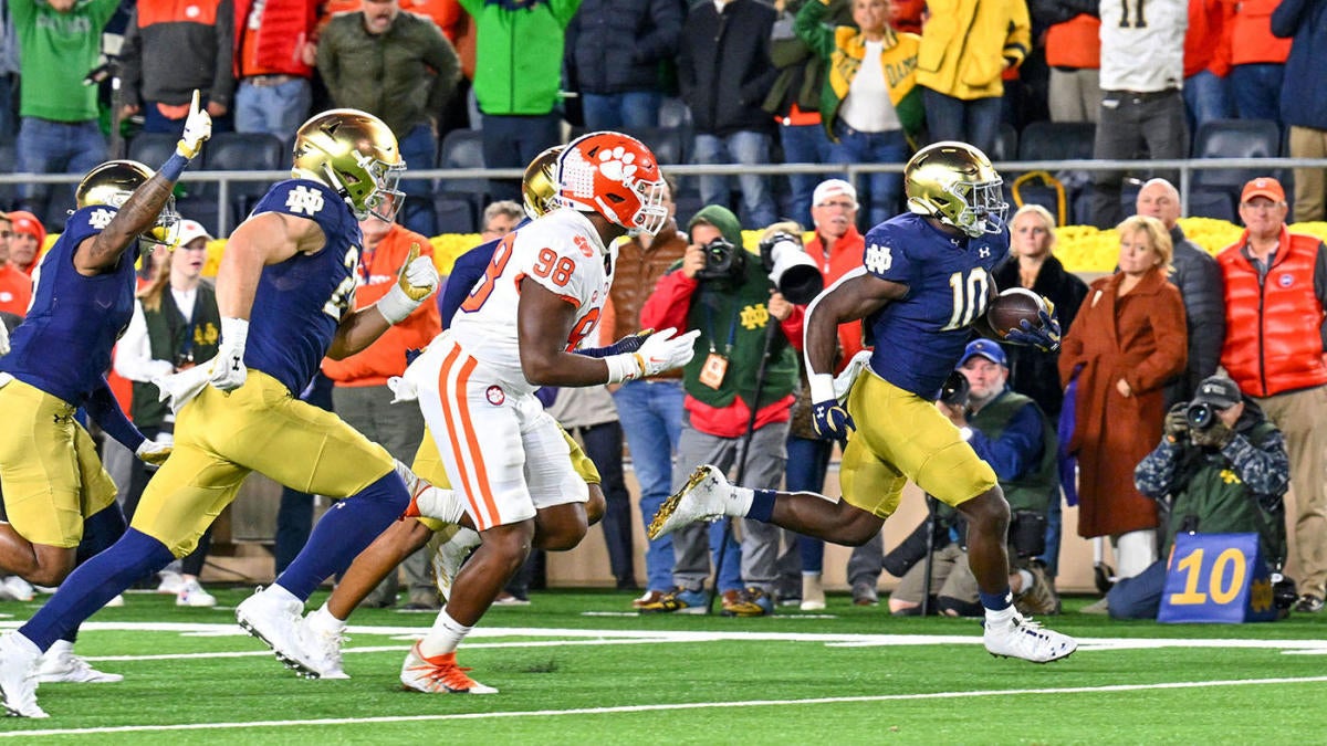 Notre Dame vs. Clemson score: Live game updates college football scores NCAA top 25 highlights today – CBS Sports