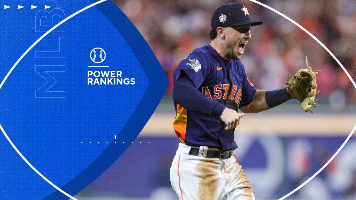 MLB Power Rankings Astros finish 2022 season on top Phillies Padres in  top three  CBSSportscom