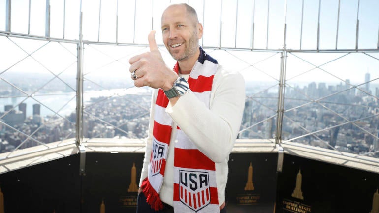 Gregg Berhalter Lights the Empire State Building in Celebration of the U.S. Soccer Team Reveal