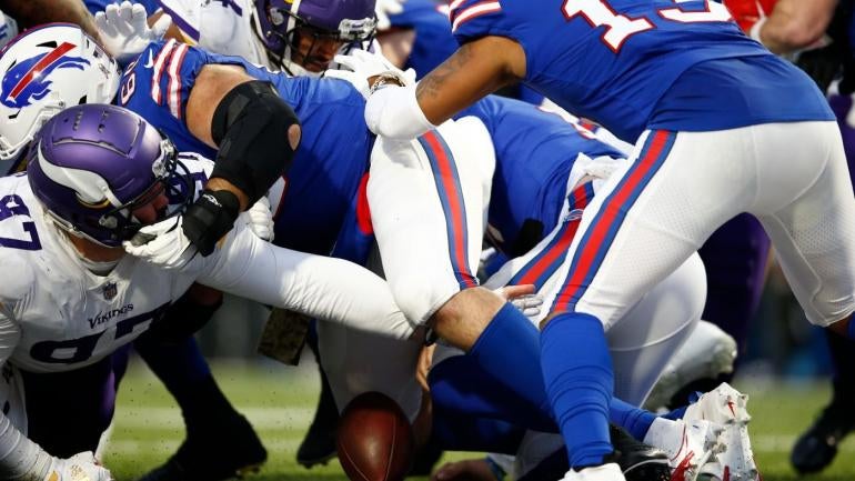 NFL scores, schedule, live Week 10 updates: Josh Allen's turnovers bury