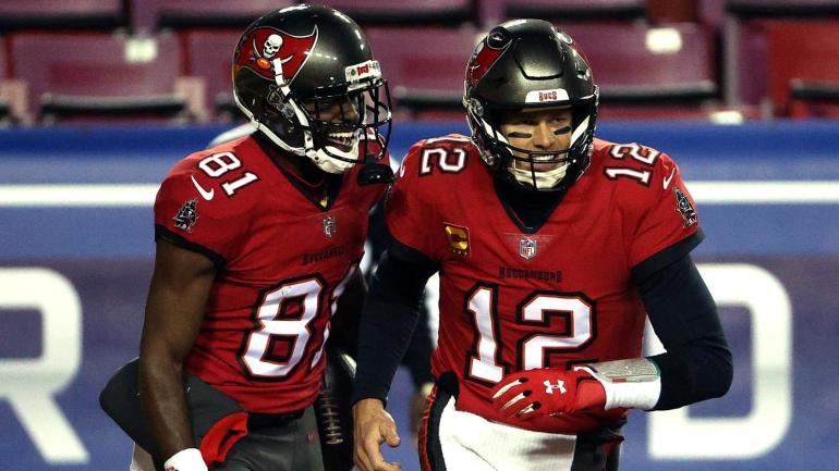 Antonio Brown Getty Tom Brady Tampa Bay Buccaneers