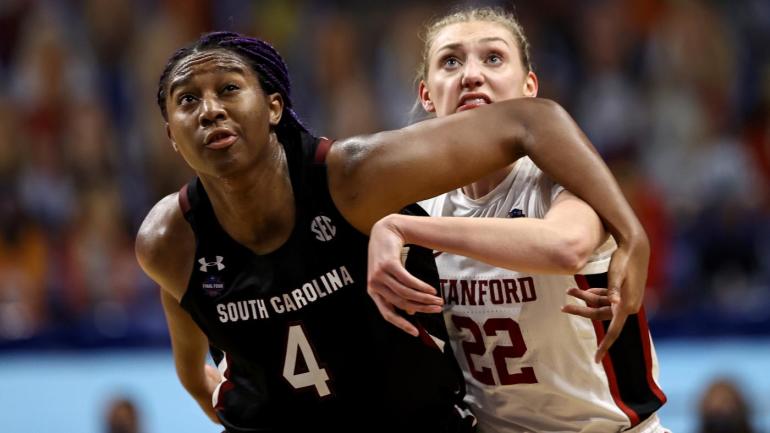 Aliyah Boston Getty Cameron Brink South Carolina Gamecocks Stanford Cardinal