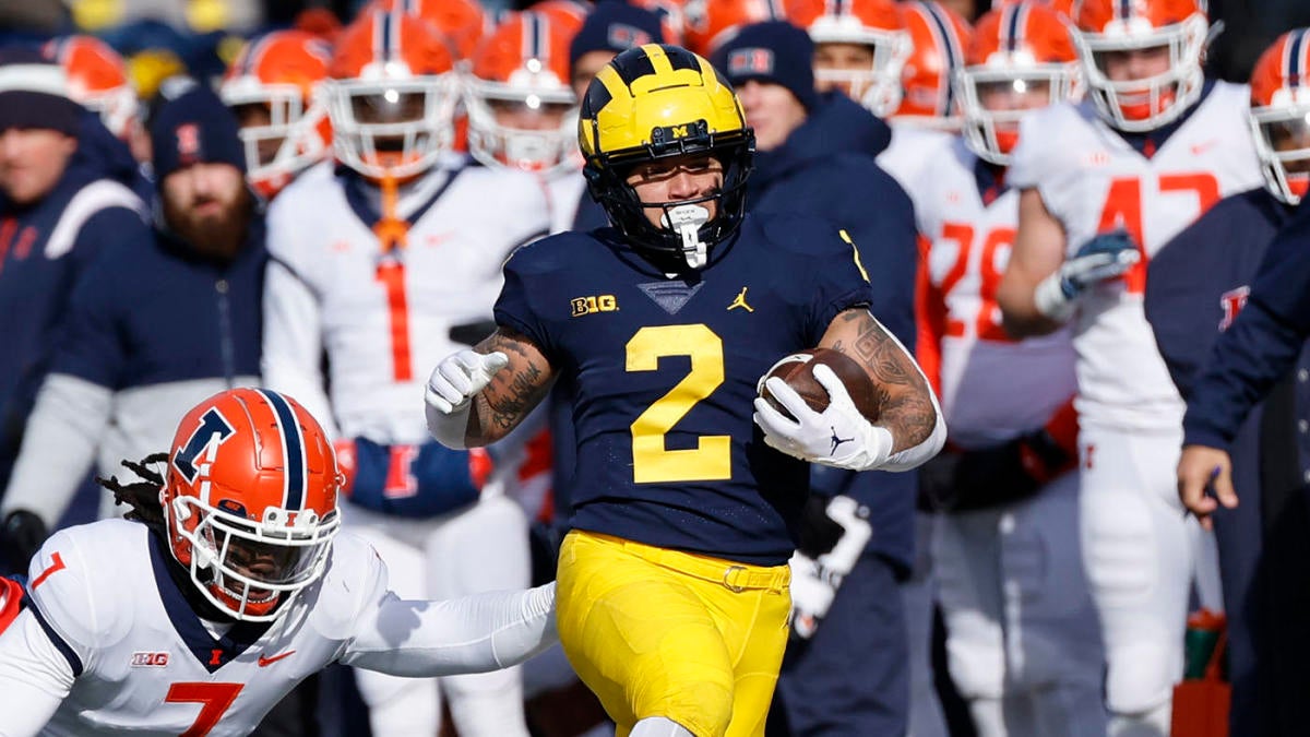 Michigan vs. Illinois score: Live game updates college football scores NCAA top 25 highlights today – CBS Sports
