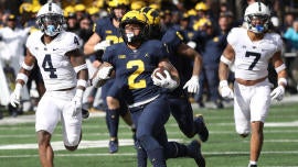 Michigan RB Blake Corum denies any business link to ex-analyst Connor Stalions: 'My attorneys are on it'
