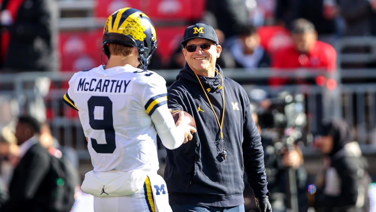 John Harbaugh: Michigan will be competing for titles soon