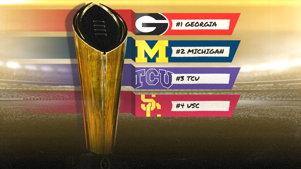 College Football Playoff Rankings: Michigan, TCU move up as USC enters four-team field in new top 25