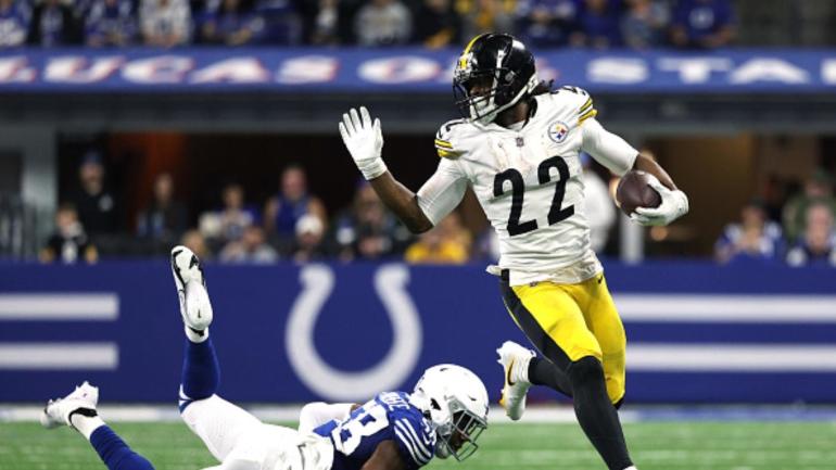 Najee Harris dari Steelers menderita cedera perut vs. Colts, terpaksa meninggalkan pertarungan ‘Monday Night Football’