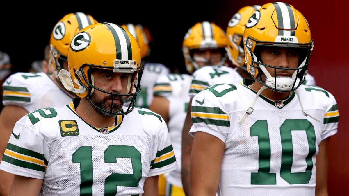 Aaron Rodgers responds to the possibility of being benched for Jordan Love  and why he might be open to it - CBSSports.com