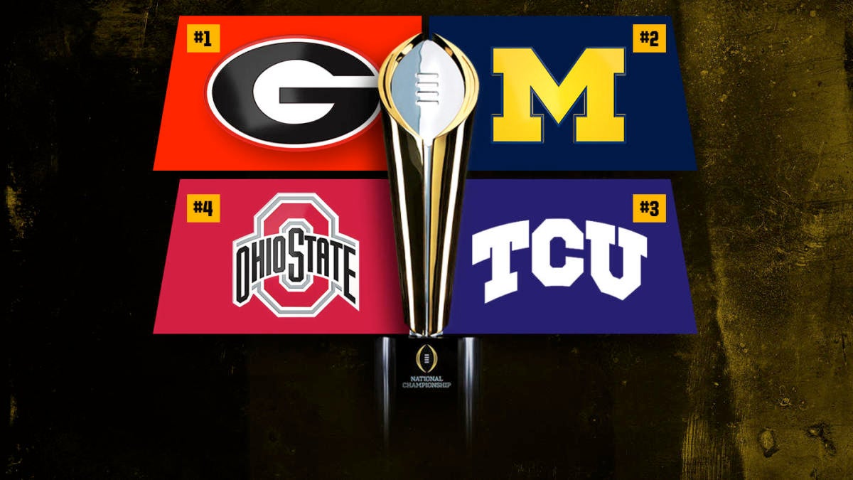 2022 College Football Playoff bowl games: Georgia, Michigan, TCU, Ohio  State fill four-team field 