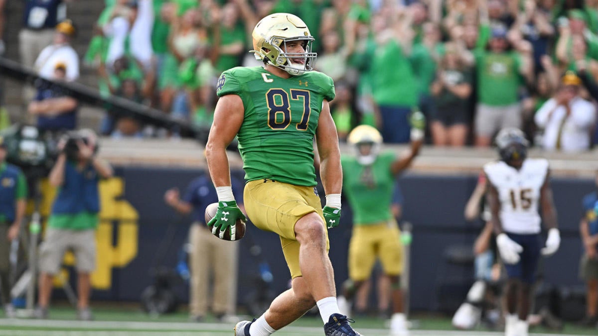 Efterforskning Parasit Ordliste 2023 NFL Draft: Notre Dame TE Michael Mayer declares, will skip Gator Bowl  after leading team in receiving - CBSSports.com