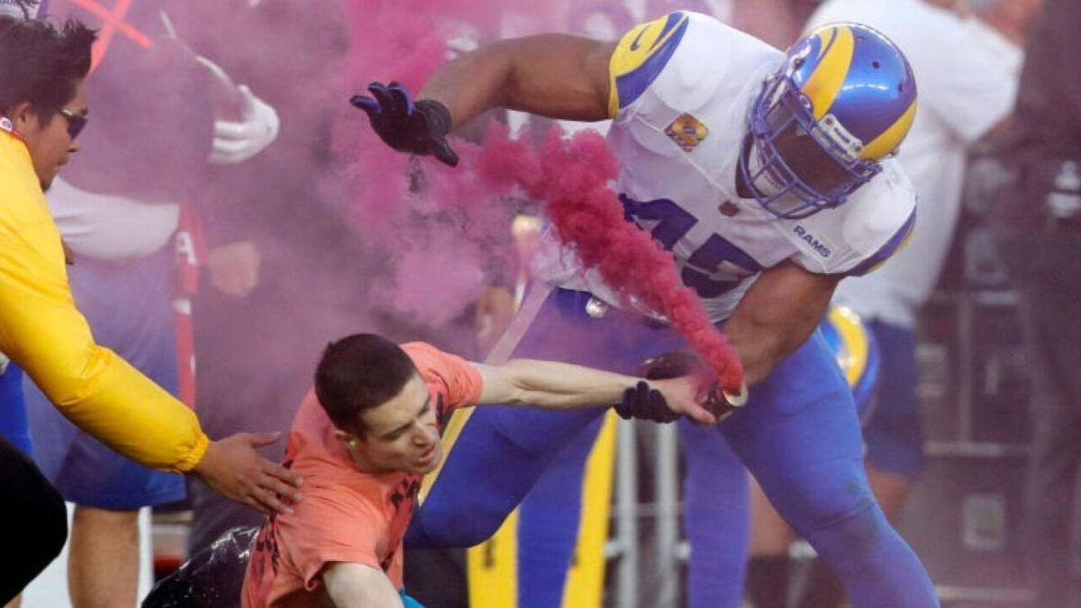 Protester trucked by Rams' Bobby Wagner on Monday Night Football files  police report