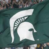 Michigan State Getty Flag Logo Spartans
