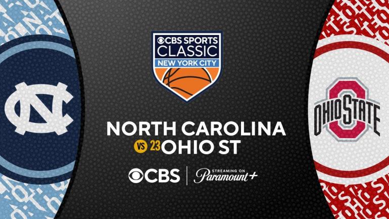 Streaming langsung UNC vs. Ohio State, tonton online, saluran TV, prediksi, pilih, sebarkan, peluang pertandingan bola basket