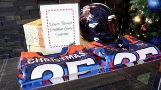 Denver Broncos tease ugly Christmas sweater uniform idea