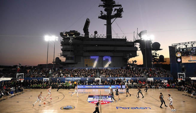 NCAA Basketball: Armed Forces Classic-Michigan State vs Gonzaga