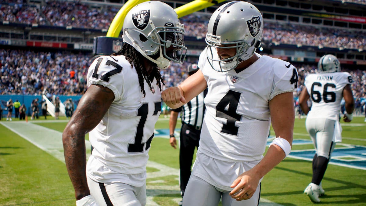 Raiders' Davante Adams 'absolutely' wants to remain with Las Vegas despite  uncertainty around Derek Carr