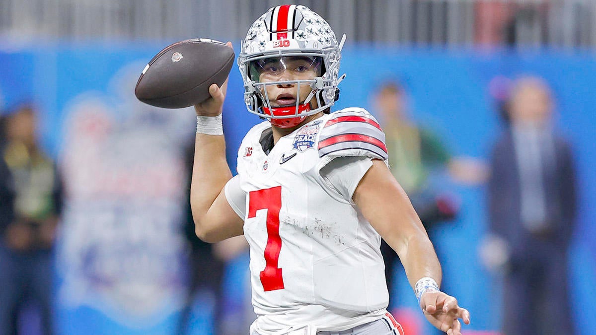 Ohio State Buckeyes C.J. Stroud 2023 NFL Draft Silver Coin Photo