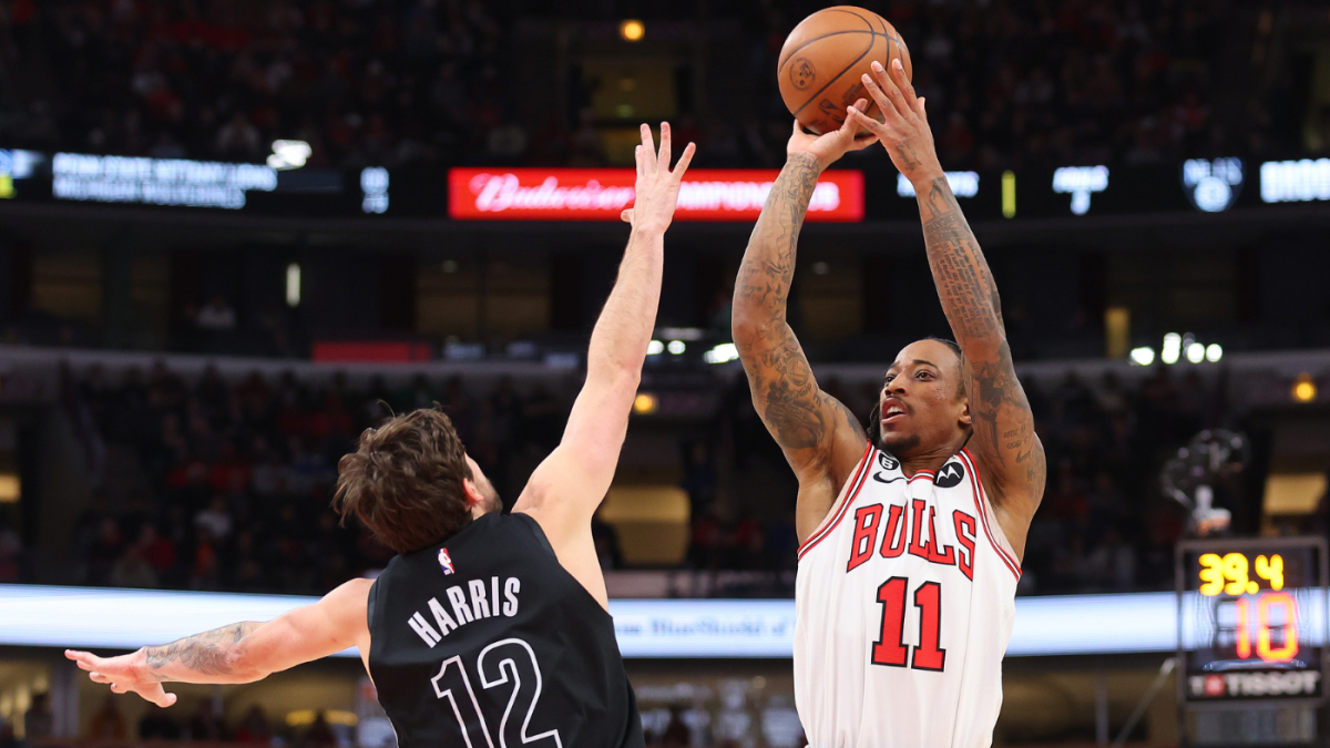 Bulls use balanced attack to end Nets' 12-game winning streak