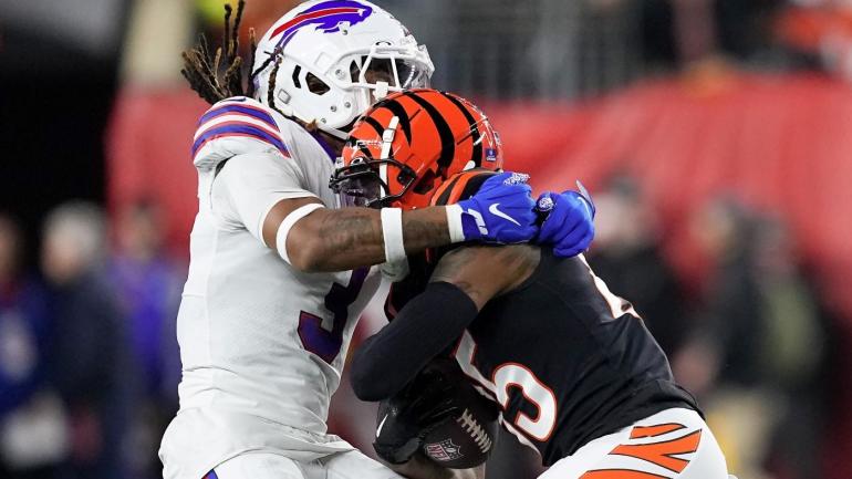 Damar Hamlin Getty Tee Higgins Bills Bengals