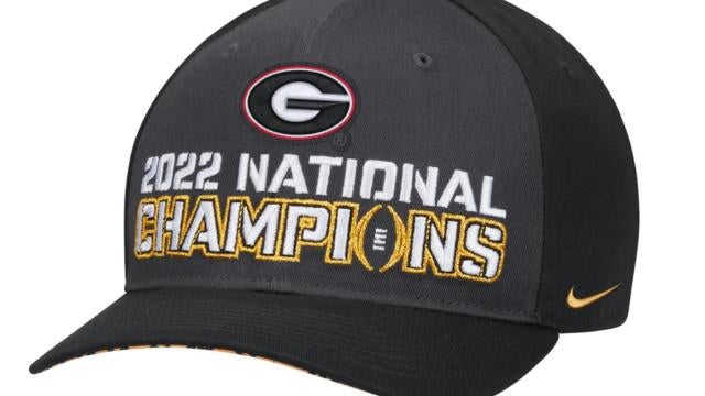 2023 Georgia Bulldogs college football national championship gear includes  t-shirts, hats and hoodies 