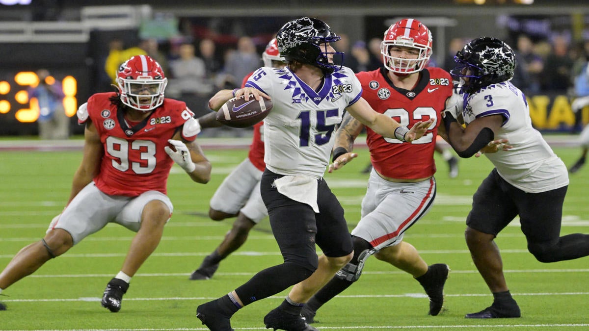 Georgia blasts TCU 65-7 in the College Football Playoff championship game,  wins back-to-back titles