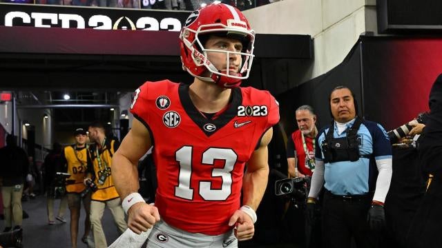 Stetson Bennett runs 40-yard dash at 2023 combine