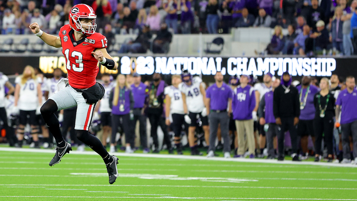 College Football Playoff 2023: When is the CFP National Championship this  year, date, start time for Georgia vs. TCU - DraftKings Network