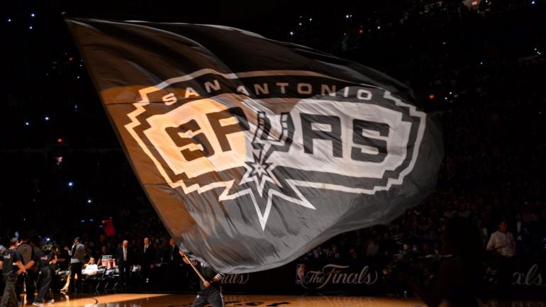 San Antonio Spurs Getty Logo Flag
