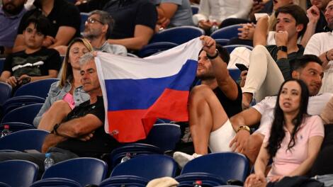 Australian Open Getty Russian Flag Russia