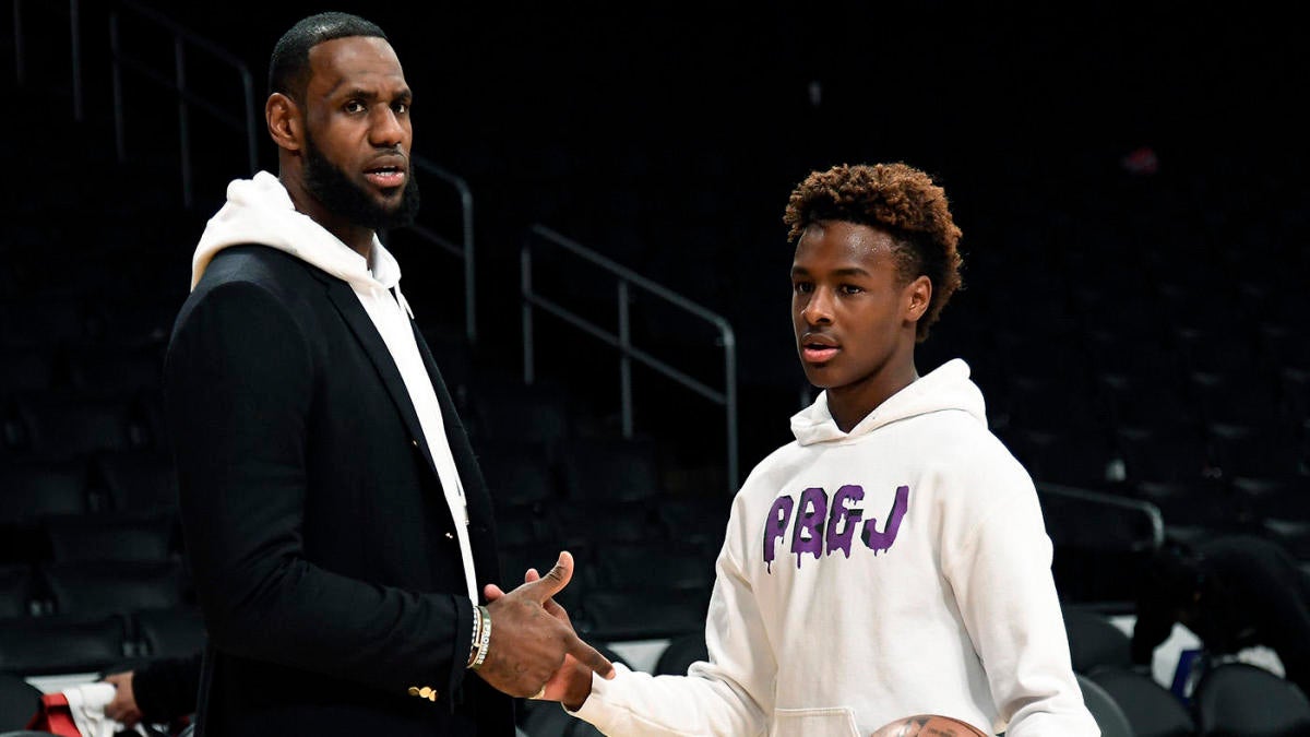 LeBron James says son Bronny can go to any college he wants: 'All I have to  do is pick up the phone' 