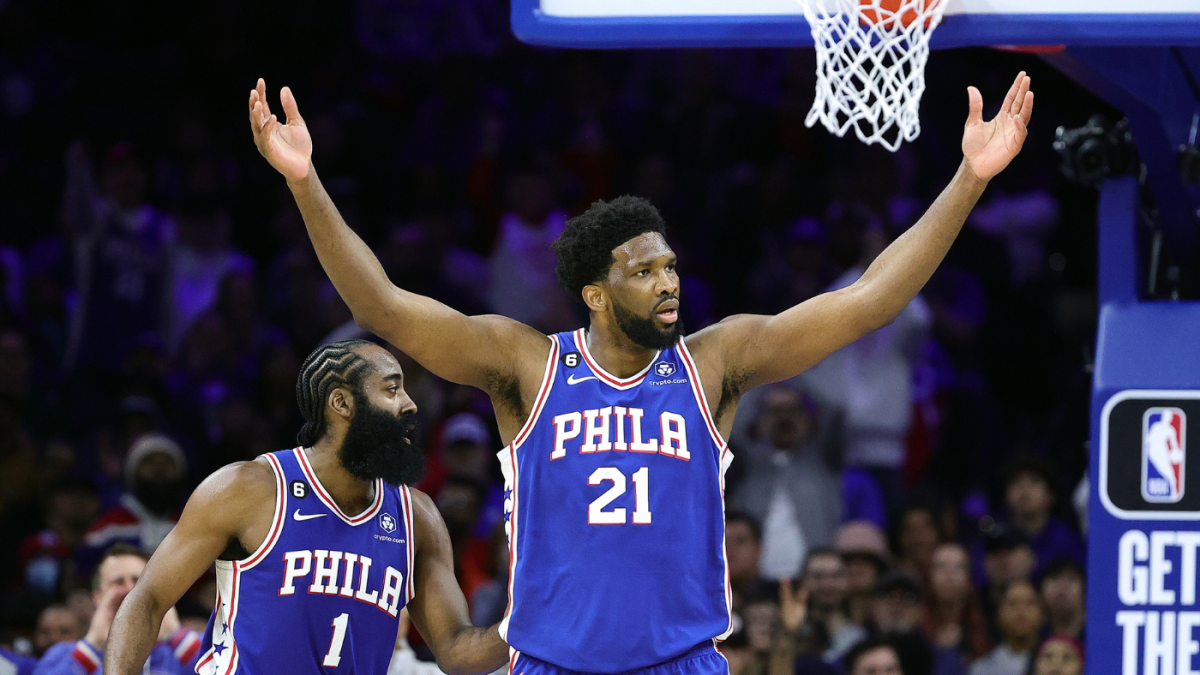 Embiid channels Triple H, 'Key and Peele' character during celebration